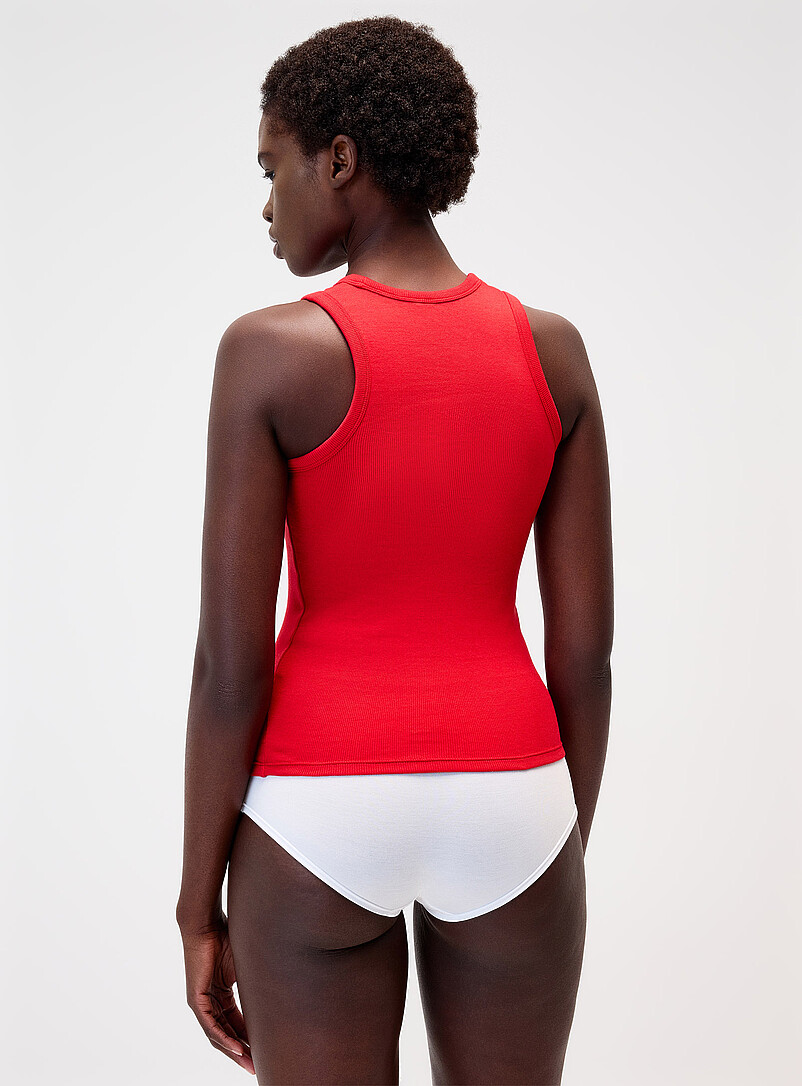 Ribbed crew-neck cami product image 2