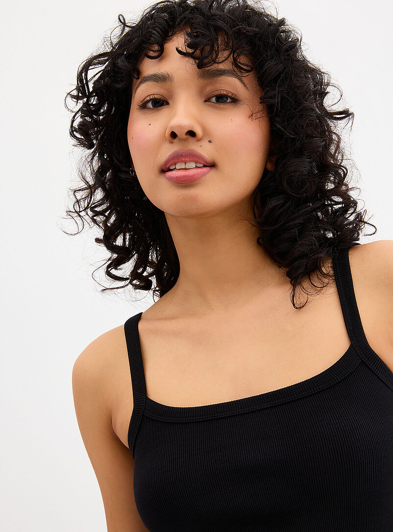 Thin straps ribbed scoop-neck cami product image 2