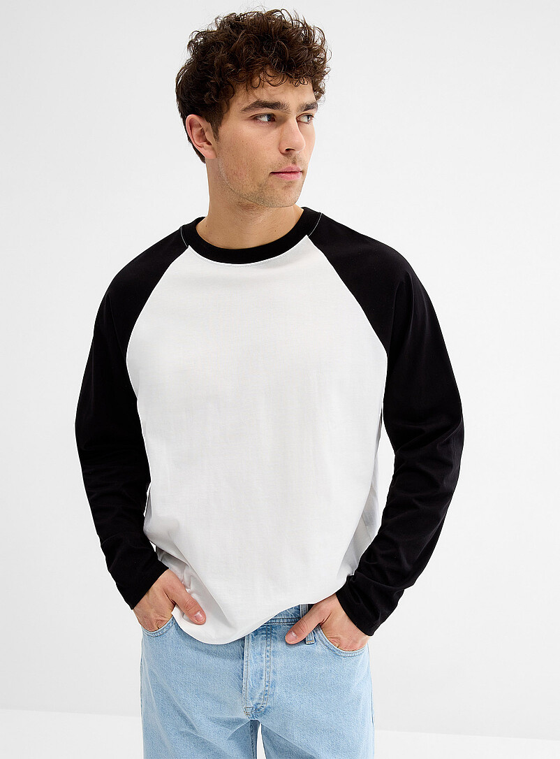 Two-tone raglan T-shirt Comfort fit product image (primary)