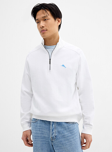 Montego zip-neck sweatshirt