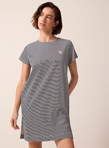 Pinstriped pocket sleep tee