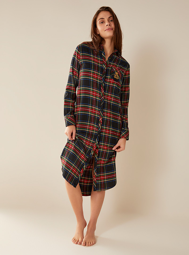 Rustic checkered flannel nightshirt | Lauren par Ralph Lauren | Women's ...