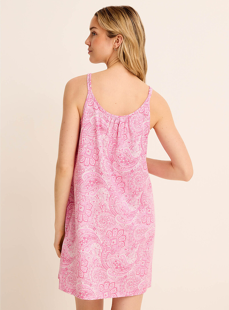 Lauren Ralph Lauren Navy/Midnight Blue Ultra-comfortable patterned nightie for women