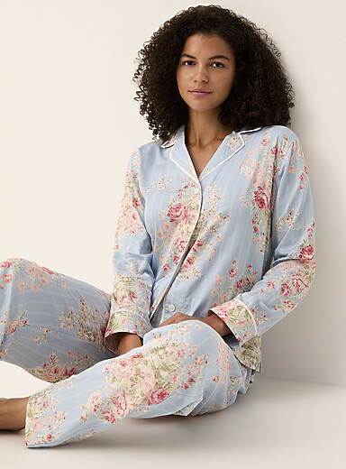 L'ensemble pyjama lis&eacute;r&eacute; &agrave; motif
