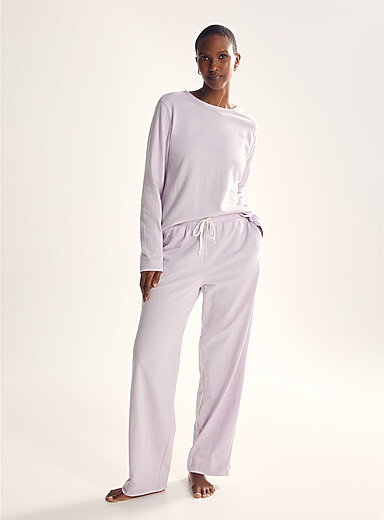 Lauren Ralph Lauren Lilacs Delicate herringbone pyjama set for women