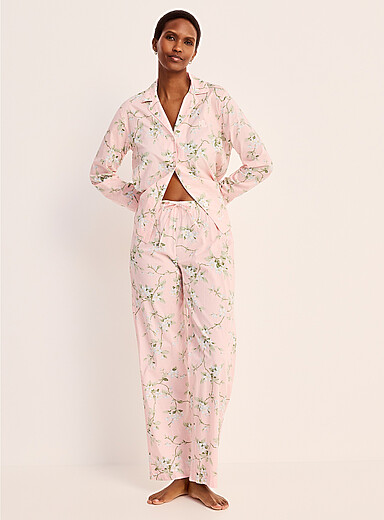 Soothing flowers pink pyjama set