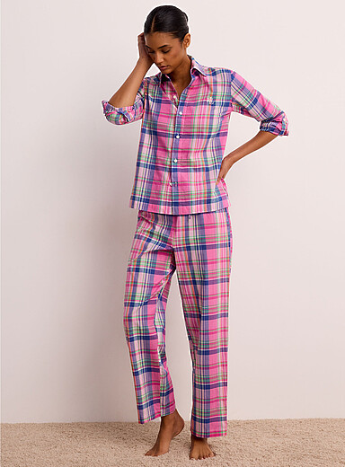 L'ensemble pyjama l&eacute;ger carreaux madras