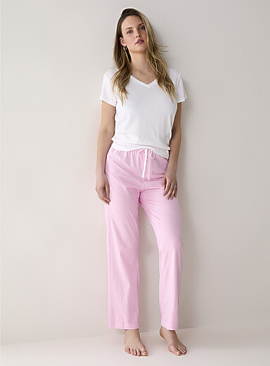 Small stripes pyjama pant