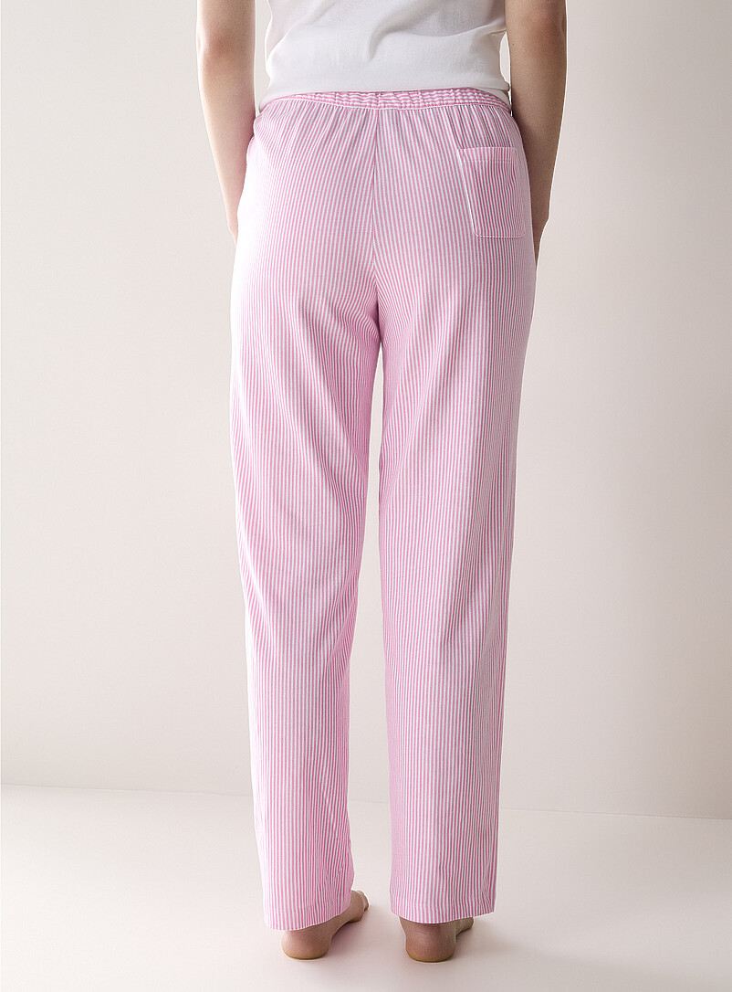 Lauren Ralph Lauren: Le pantalon pyjama petites rayures Bleu marine - Bleu nuit pour femme