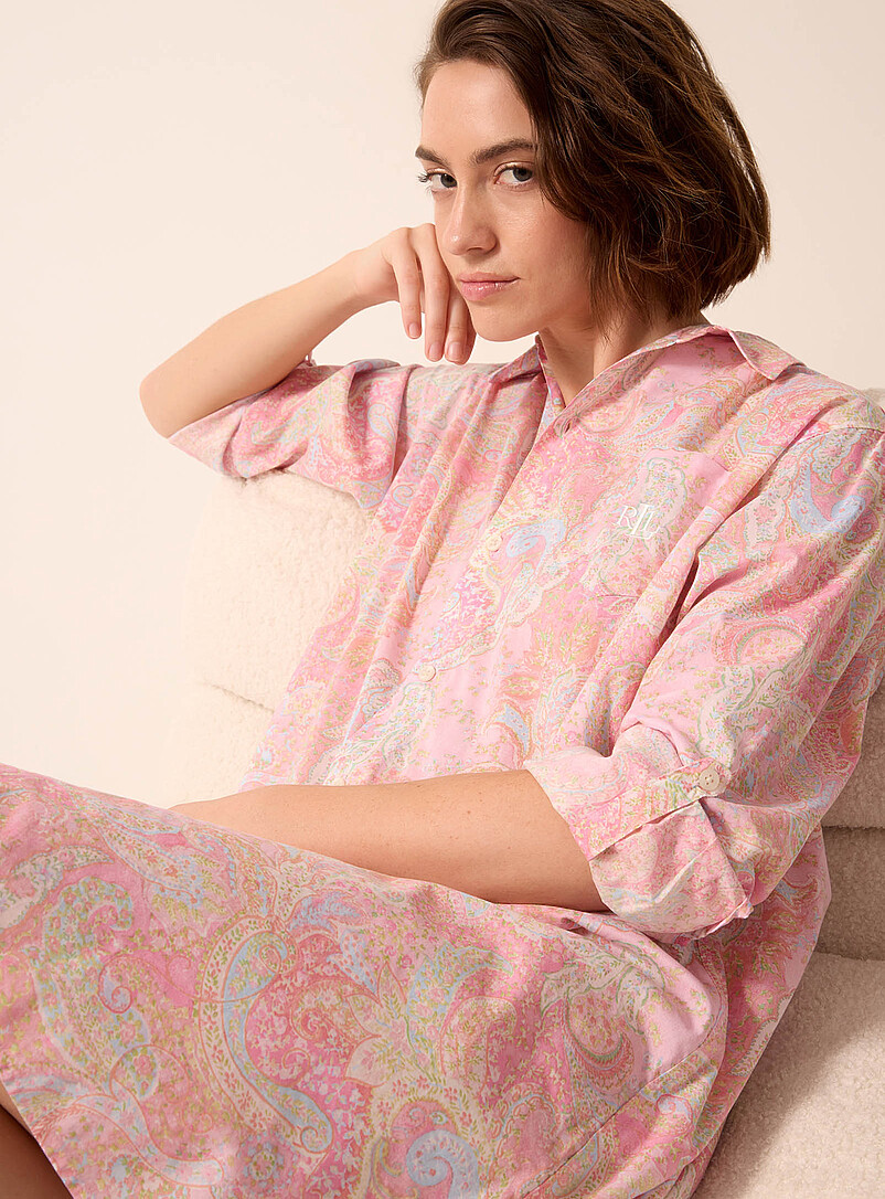 Floral paisley flowy nightshirt product image 2