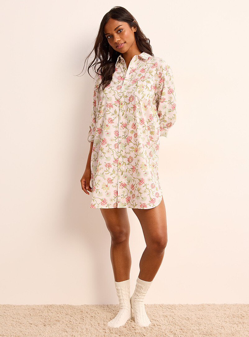 Night garden lightweight nightgown product image (primary)