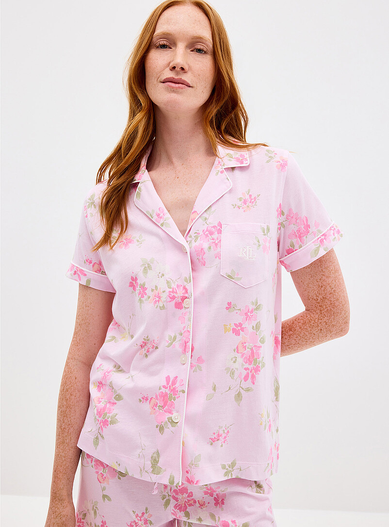 Pink Bloom Pyjama Set