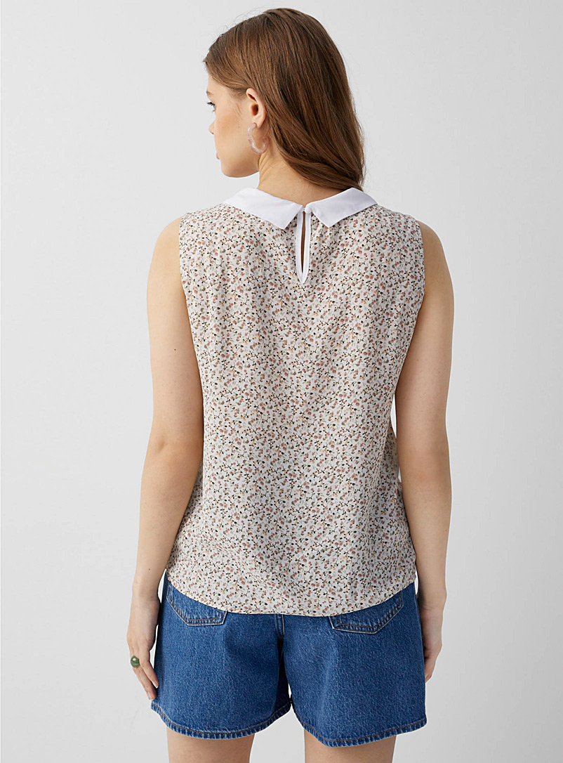 Twik: La blouse col polo polyester recyclé Assorti pour femme