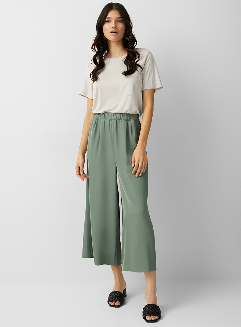 Icône: La jupe-culotte polyester recyclé Vert pour femme