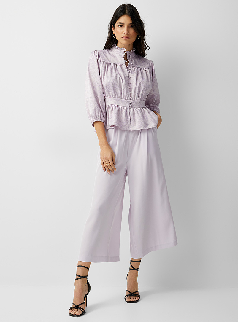 Icône Lilacs Recycled polyester culottes for women
