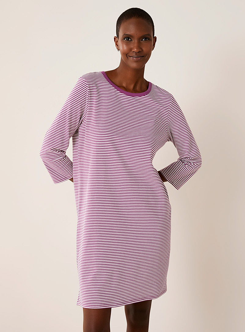 Organic cotton mini pattern nightgown, Miiyu, Women's Nighties, Sleep  Tees, and Nightshirts Online