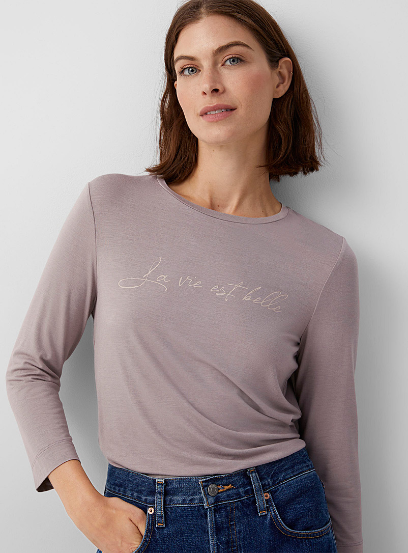 Contemporaine Assorted Shiny art T-shirt for women