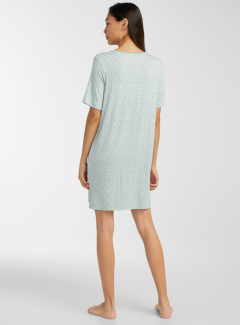 Miiyu x Twik Patterned Green Mosaic pattern nightgown for women