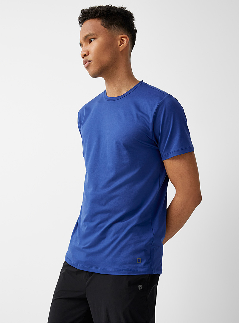 I.FIV5 Sapphire Blue Ultra-soft active T-shirt for men