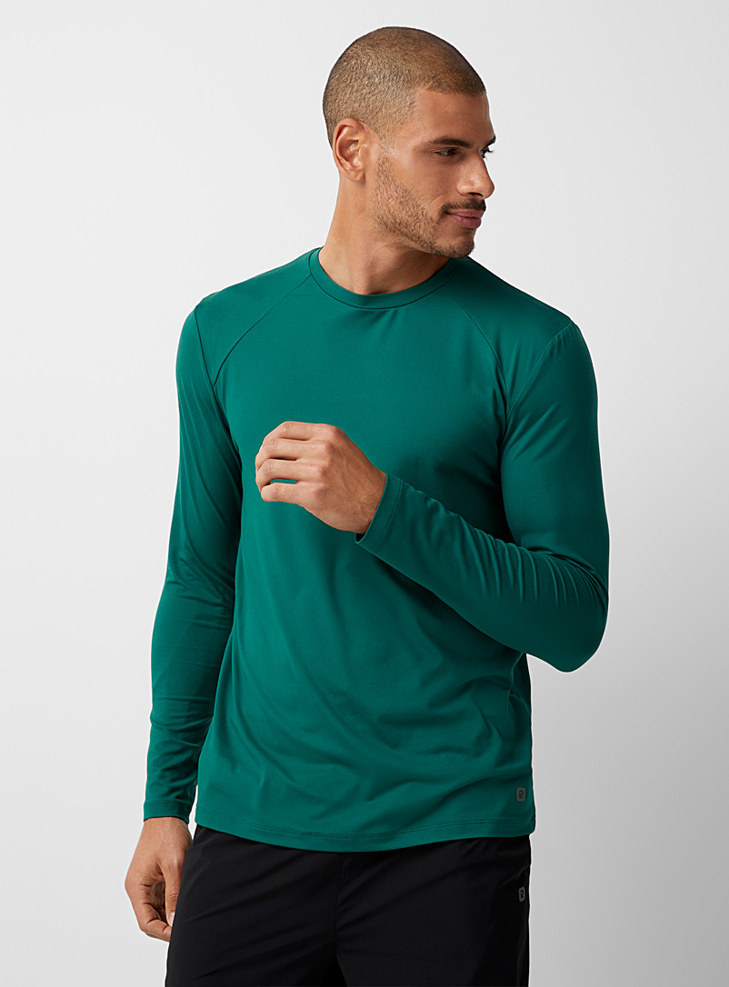 I.FIV5 Green Ultra-soft long-sleeve tee for men