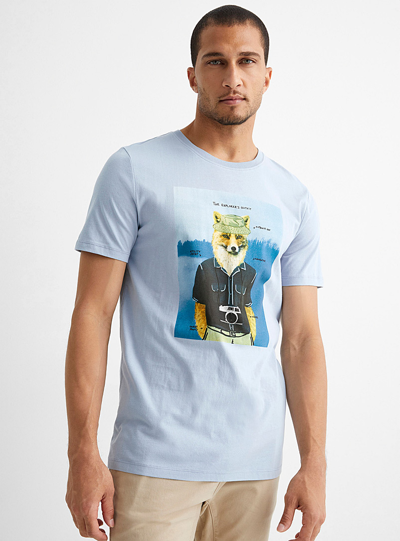 Friendly animal T-shirt | Le 31 | Shop Men's Printed & Patterned T-Shirts  Online | Simons