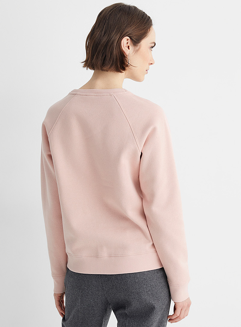 Contemporaine Pink Natural beauty fleece sweatshirt for women