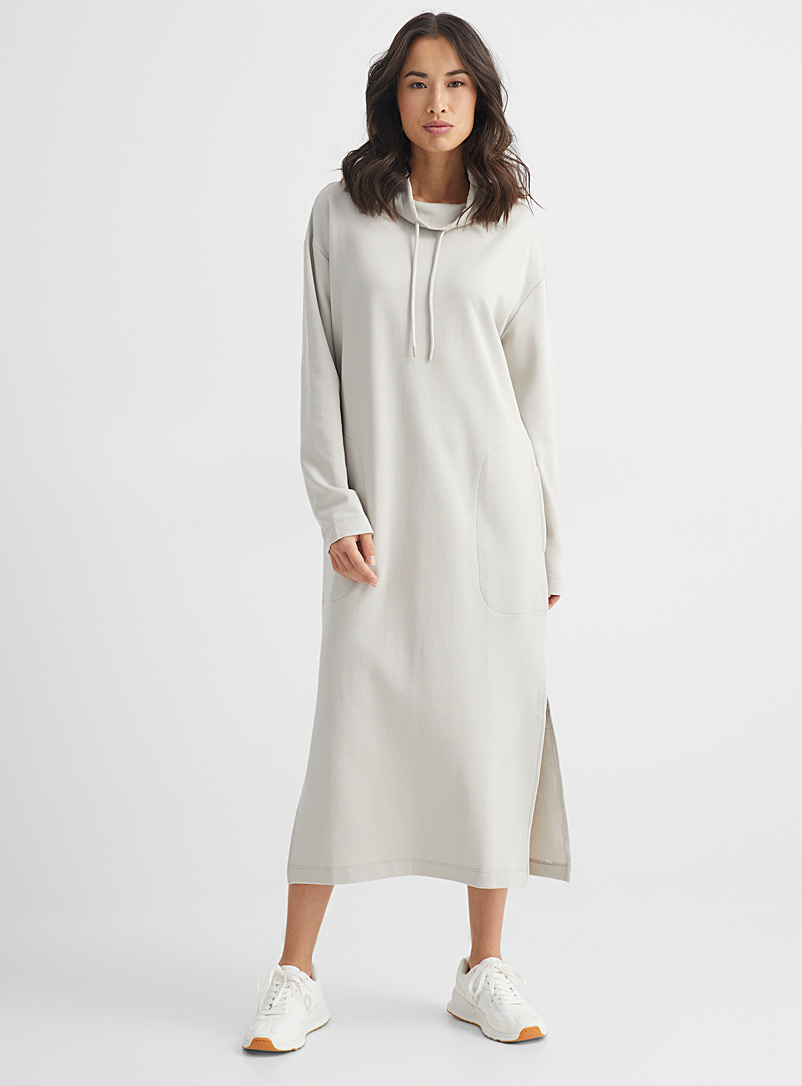 Contemporaine Pearly Drawstring collar maxi dress for women