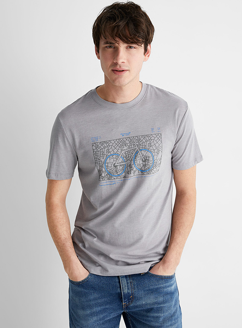 Le 31 Charcoal Bike lover T-shirt for men