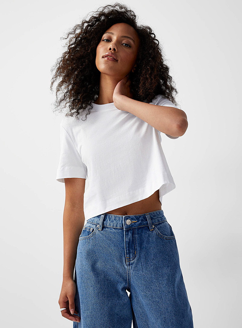 Cropped Level Classic Cotton Tee main image 1