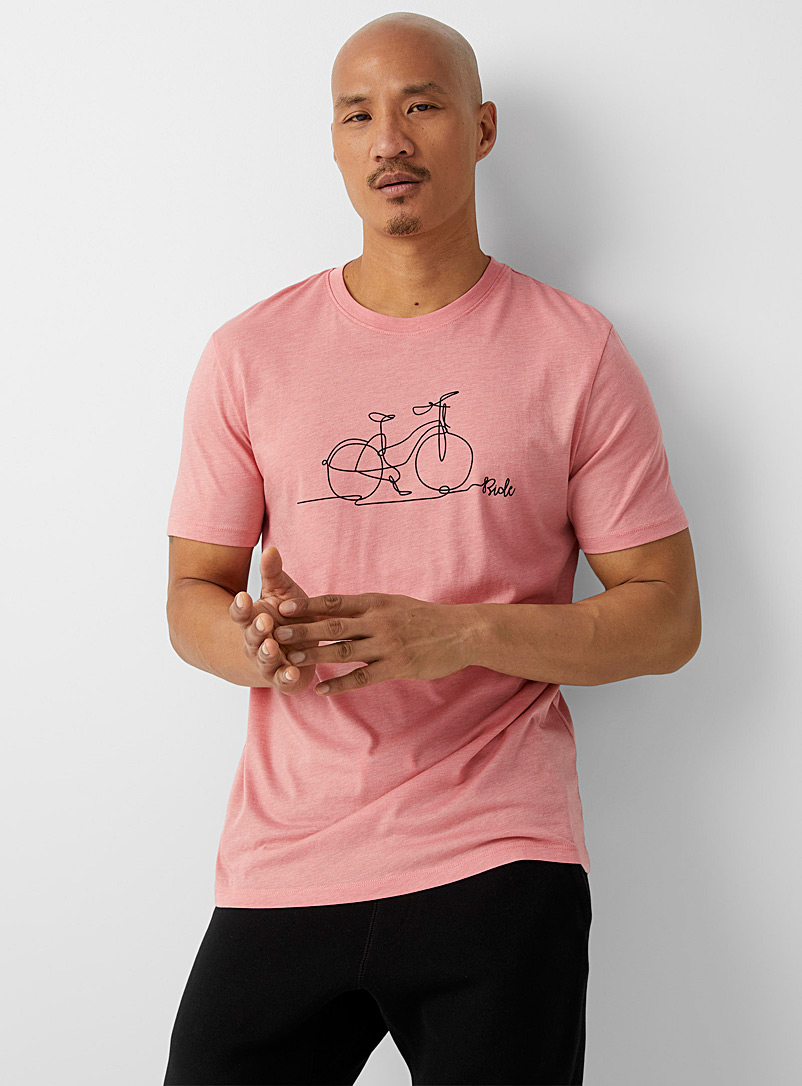 Le 31: Le t-shirt passion vélo Rose pour homme