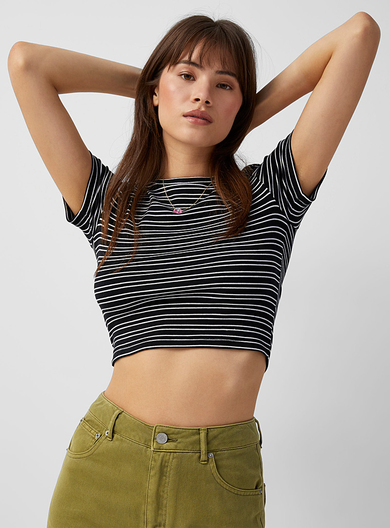 Twik Assorted Mini striped T-shirt for women