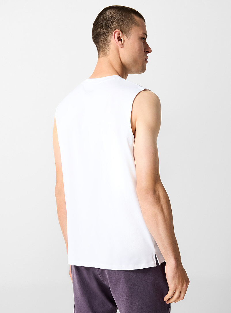 I.FIV5: Le t-shirt sans manches ultradoux Bleu marine - Bleu nuit pour homme