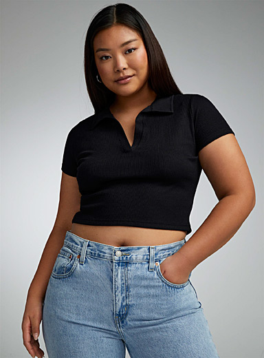 Fridja Womens Cute Crop Tops Long Sleeve Drawstring Ruched T-Shirts Slim Top