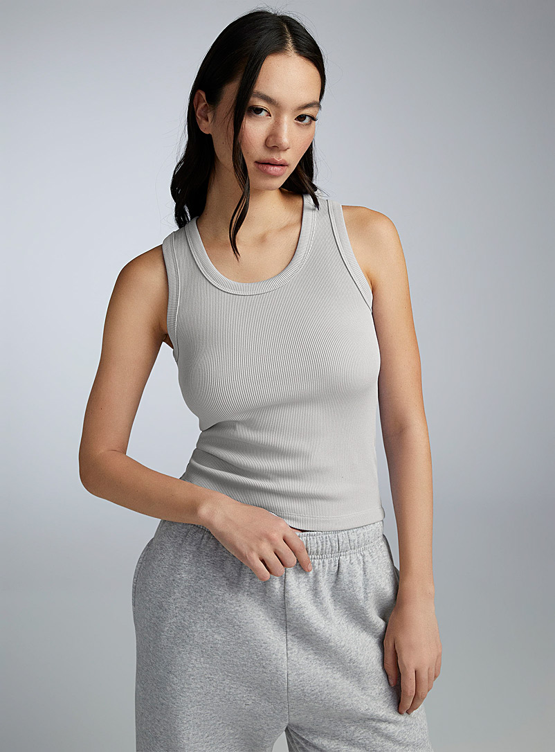 Women's Tops Recycled Polyester Rib-Knit CAMI TOP CHALSO Sexy Tops