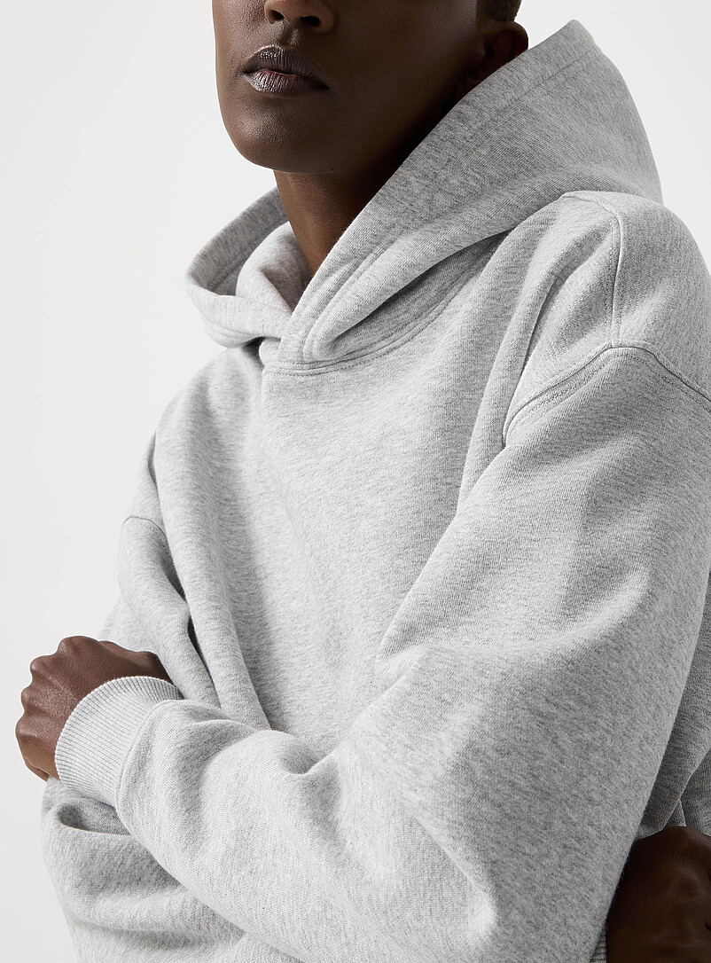 Organic cotton fleece jersey hoodie | I.FIV5 | | Simons