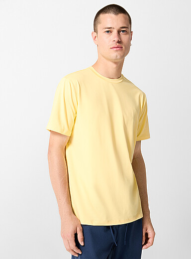 I.FIV5: Le t-shirt ultradoux Jaune ma&iuml;s - Vanille pour homme