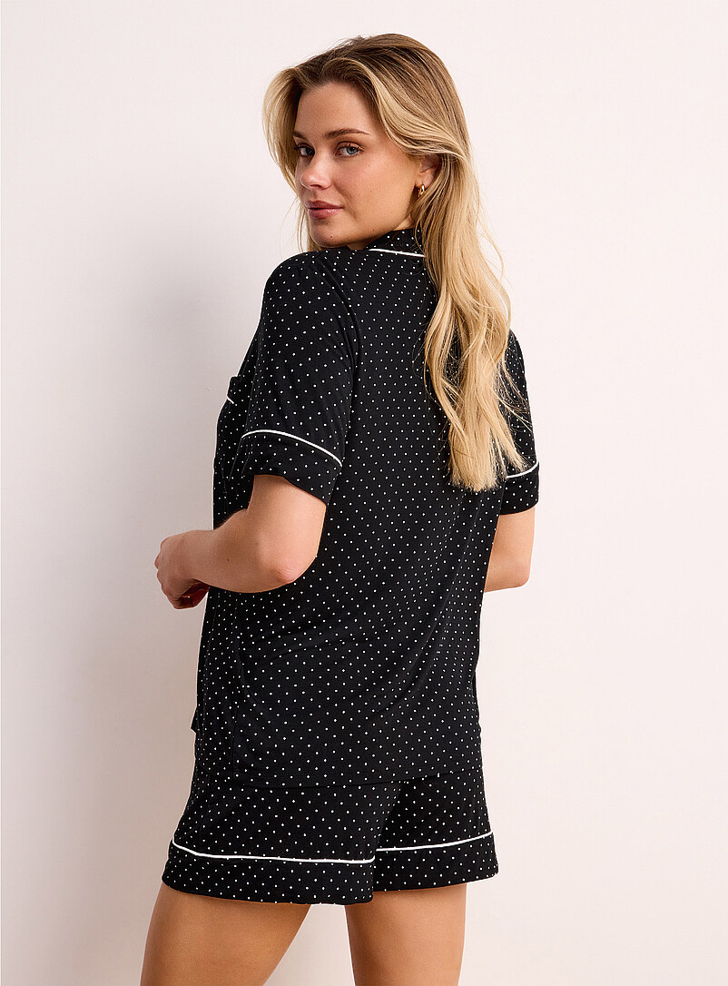 Miiyu Patterned Green Soft and comfy pyjama set for women