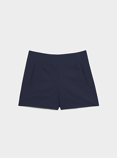 Minimalist stretch dress mini short
