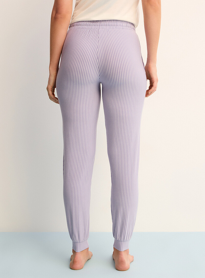 Miiyu x Twik Lilacs Adorable patterned soft pyjama joggers for women