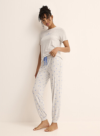 Adorable patterned soft pyjama joggers