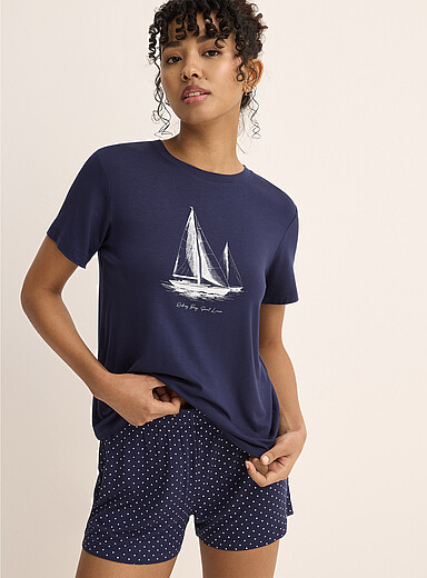 Le short pyjama souple adorable motif