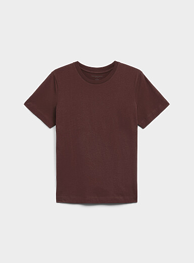 Le t-shirt uni coton bio