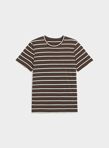 Le t-shirt ray&eacute; coton bio