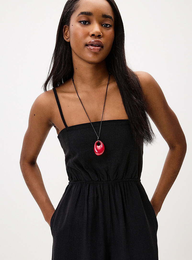 Wide-leg linen-blend jumpsuit | Twik | Sundress | Simons
