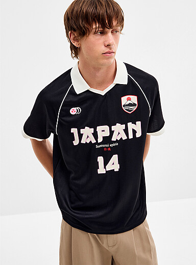 Djab Japan Multi-logo soccer jersey for men