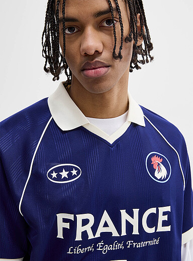 Djab: Le jersey de soccer multilogo France pour homme