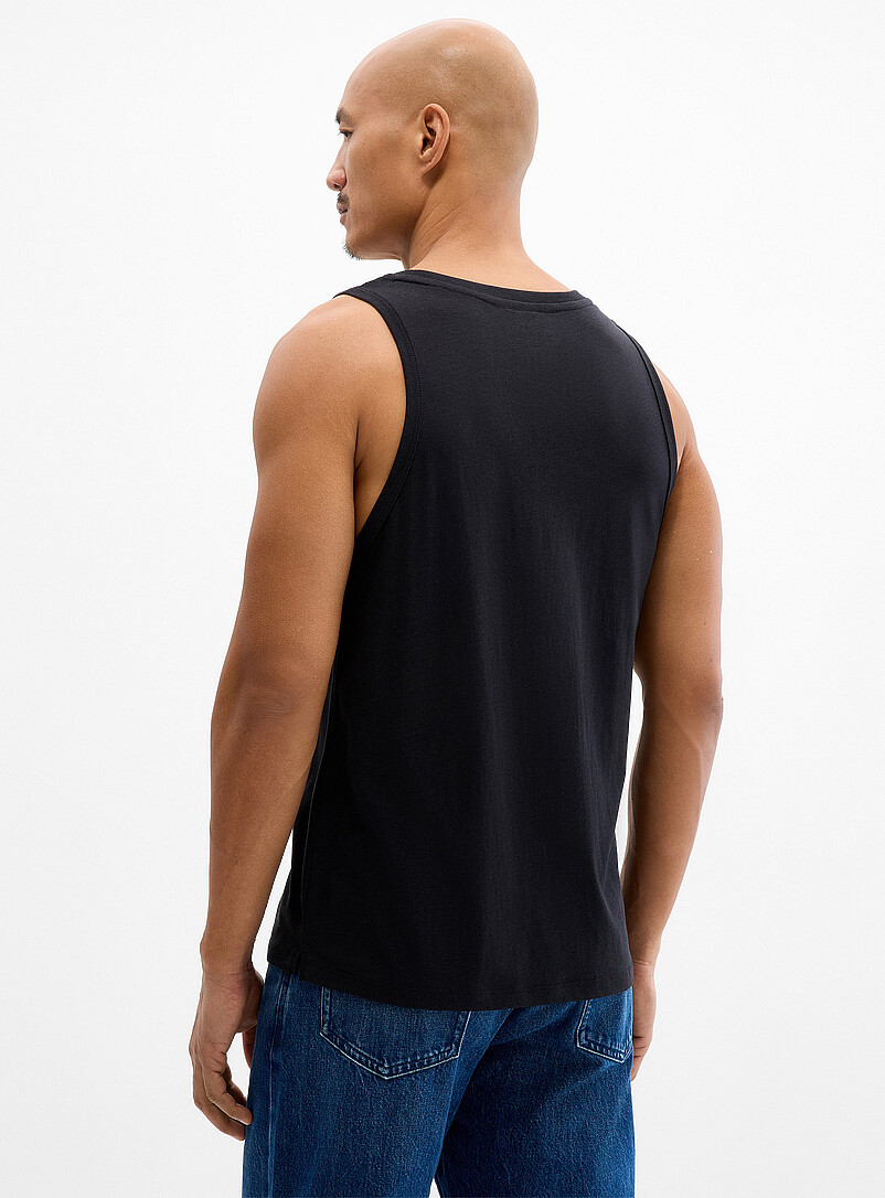 Le 31: La camisole jersey souple <b>Coupe confort</b> Bleu gris pour homme