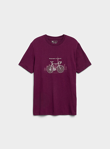 Le t-shirt v&eacute;lo <b>Coupe standard</b>