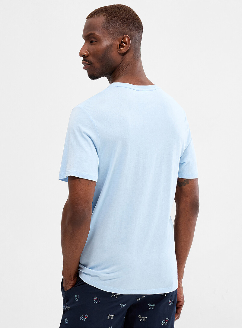 Simons x Mira: Le t-shirt tout confort chien <b>En soutien &agrave; la Fondation Mira</b> Blanc pour homme