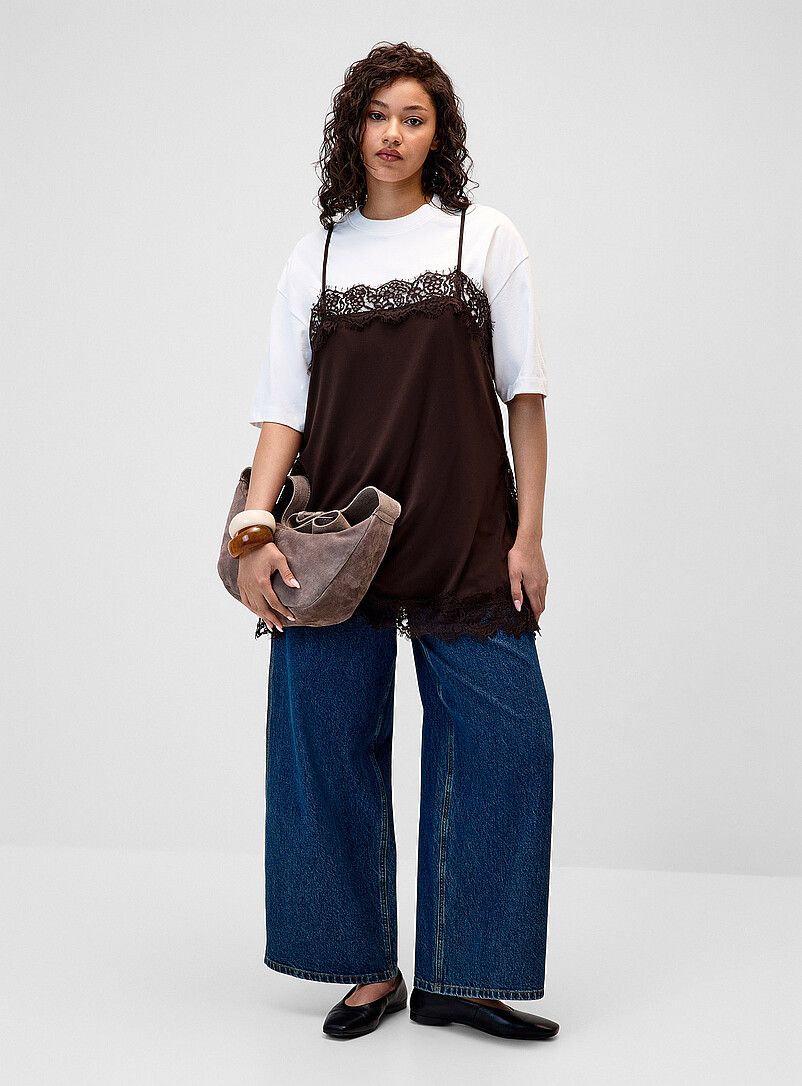 Lace trim tunic | Twik | | Simons